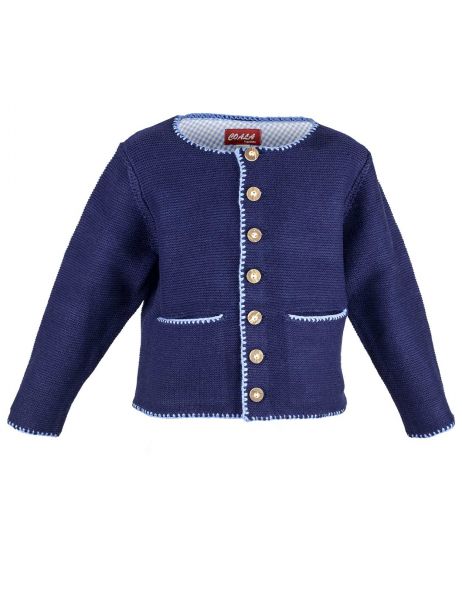 Baby Trachtenjacke in Blau - Dirndl-Jacke Marina für Mädchen